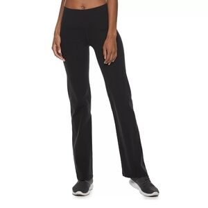 Tek Gear Women's Black Flare Pants. Tags Removed But Still New. No Tags